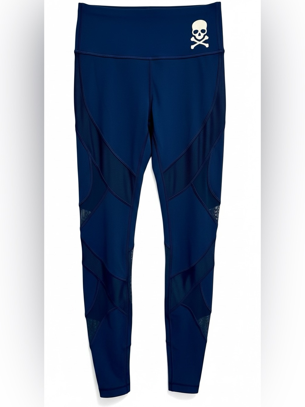 New Lululemon Peleton Collab Blue Skull Active Leggings 4 - Picture 2 of 6